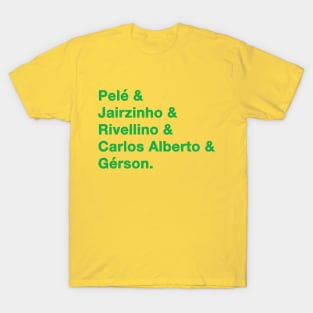 1970 Brazil World Cup Green T-Shirt